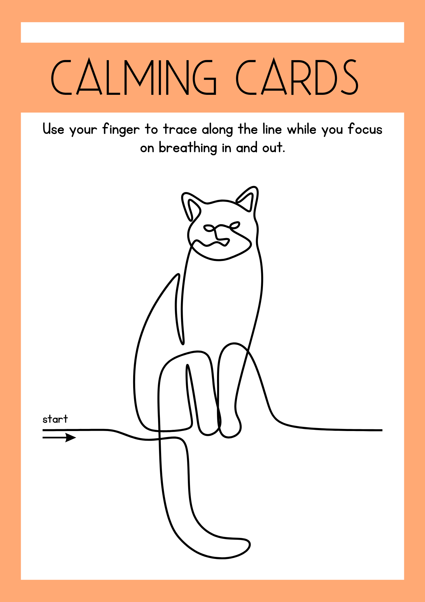 Breathing Animal Calming Cards SEL Worksheets