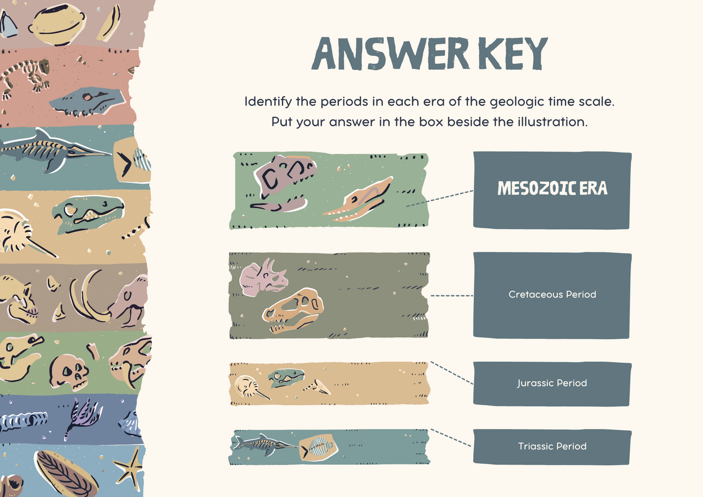 Geologic Time Scale Worksheet