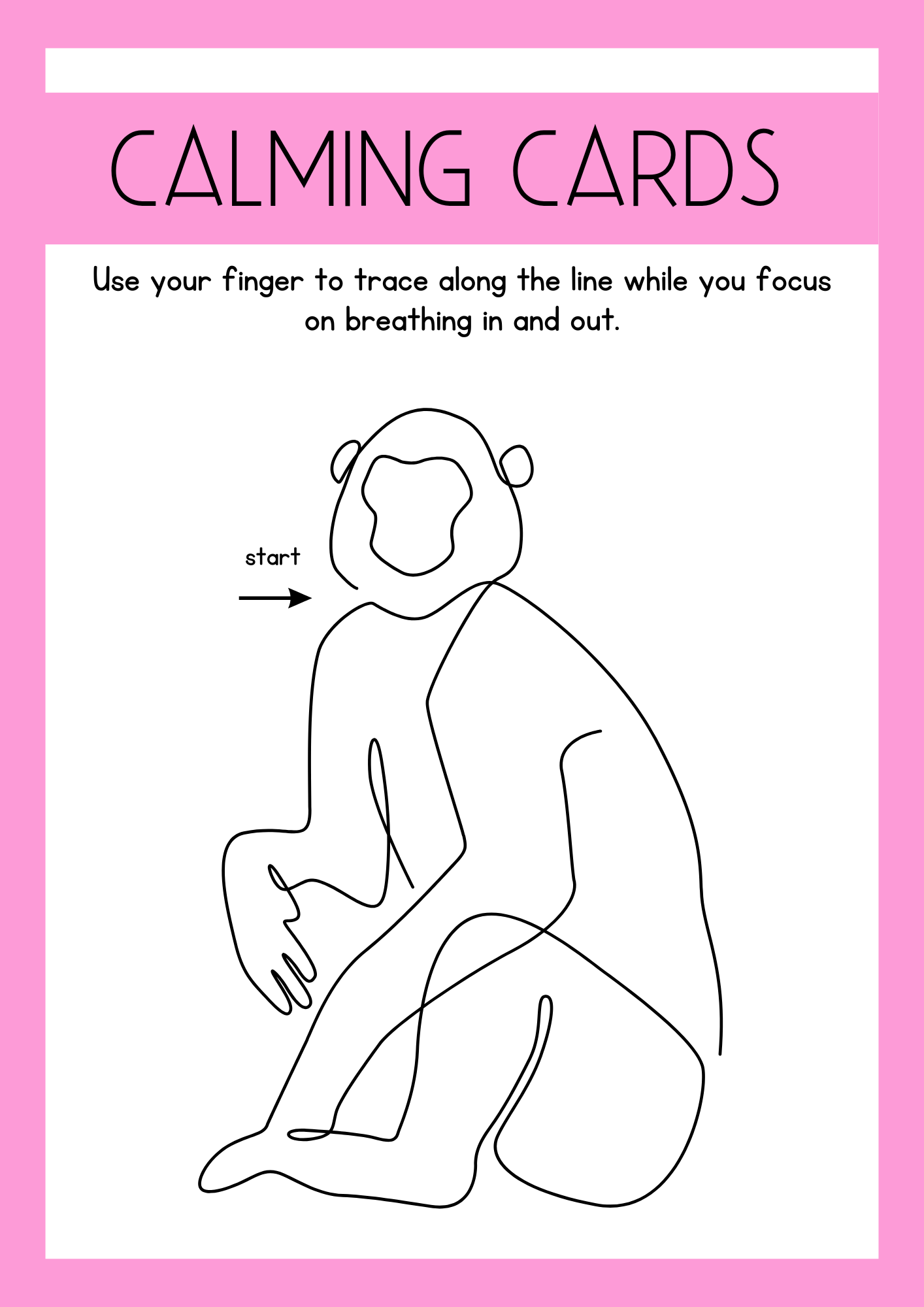 Breathing Animal Calming Cards SEL Worksheets