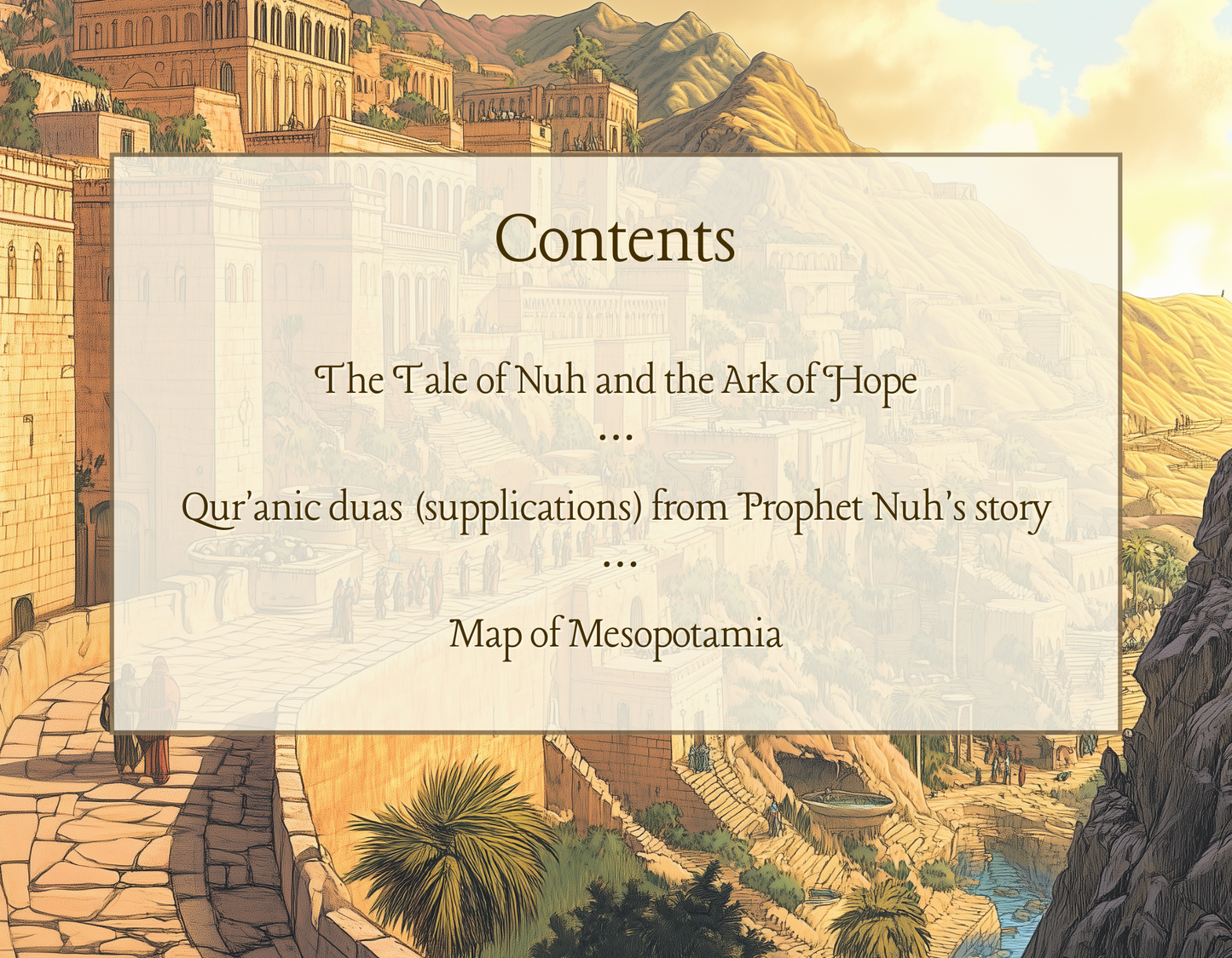 The Tale of Nuh and the Ark of Hope: Prophet Tales Book 3